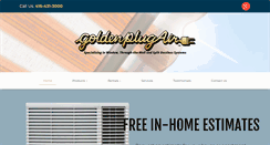Desktop Screenshot of goldenplugair.com